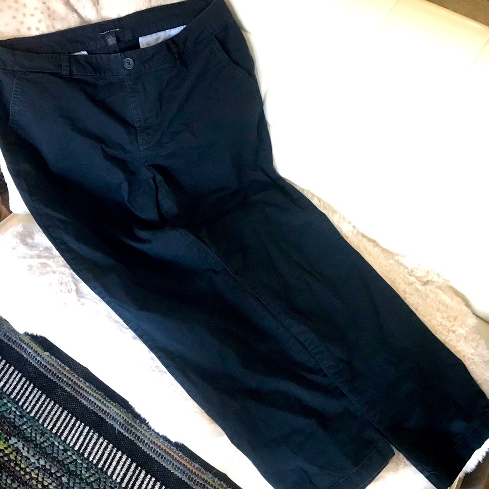 Classic navy chino pants